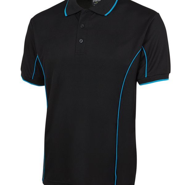 PODIUM S/S PIPING POLO Thumbnail