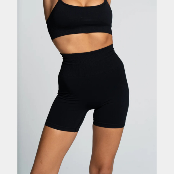 Seamless Bike Short - Onyx (Invisible Scrunch) Thumbnail